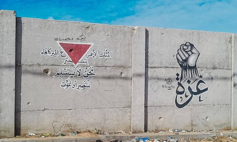 خیابانهای شمال غزه خود را برای استقبال از هزاران آواره فلسطینی آماده می کنند+ تصاویر